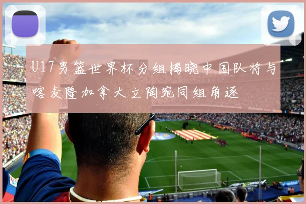 U17男篮世界杯分组揭晓中国队将与喀麦隆加拿大立陶宛同组角逐