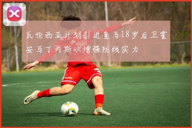 瓦伦西亚计划引进皇马18岁后卫霍安马丁内斯以增强防线实力